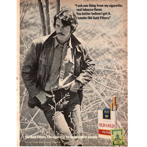 Old Gold Cigarettes vintage Print Ad July 1971