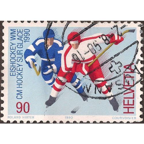 SWITZERLAND, SPORT, Ice Hockey, blue 1990, 80