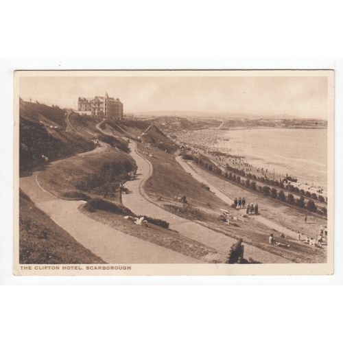 The Clifton Hotel Scarborough Postcard Yorkshire