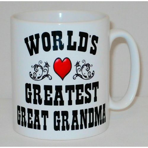 World's Greatest Great Grandma Mug Can Personalise Great Mothers Day Gran Gift