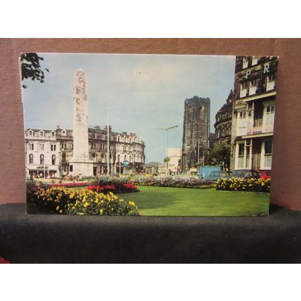 PROSPECT SQUARE, HARROGATE, YORKSHIRE used postcard Colourmaster 1984 postmark =