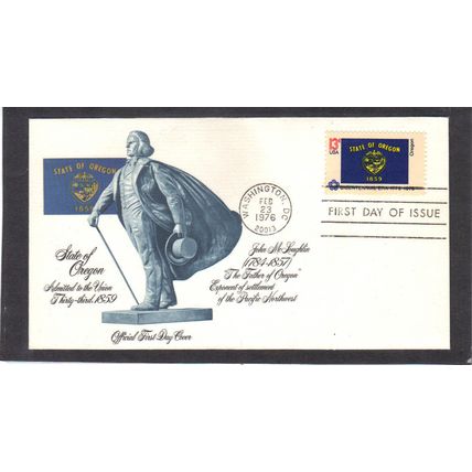 FDC Fleetwood 1665 13c Oregon (Cachet-U/A) CV39211