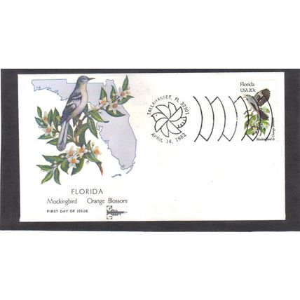 FDC Gill Craft 1961a 20c Mockingbird (Cachet-U/A) CV39861