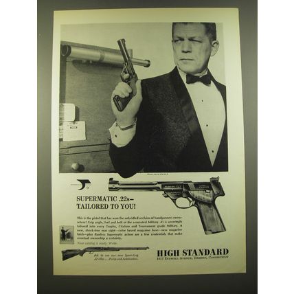 1966 Hi-Standard Supermatic Trophy Pistol Ad - tailored to you