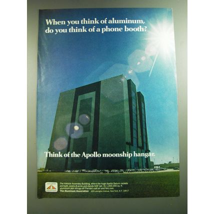 1969 The Aluminum Association Ad - do you think of a phone booth?