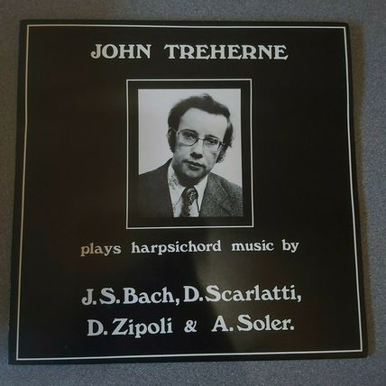 John Treherne ‎– plays harpsichord music by J.S.Bach, D.Scarlatti, D.Zipoli & A.