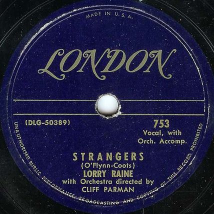 London 78 #753 - Lorry Raine - "Strangers" & "Anna From Havana"