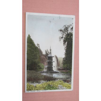 1920s Postcard - Pagoda @ Alton Towers Nr Stoke on Trent, Staffordshire