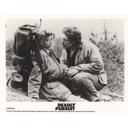 Kirstie Alley Deadly Pursuit 1980s Hostage Film Lobbycard