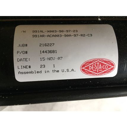 NEW DESTACO 991AL-X003-90-97-23,ACA003,1025 PROBE PNEUMATIC ACTUATOR,3/8' NPT,AL