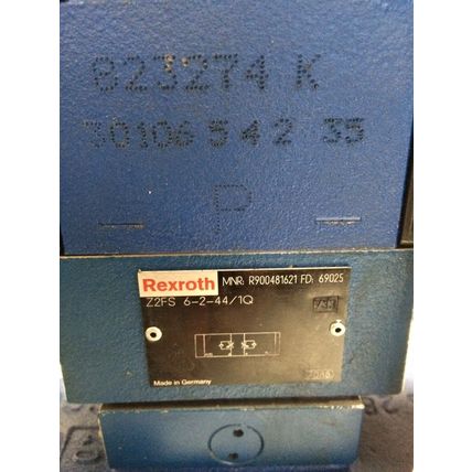 NEW REXROTH R900904406,Z2FS 6-2-44/1Q, VALVE,R978008115,4WE6J62/EW110N9DK25L,Az