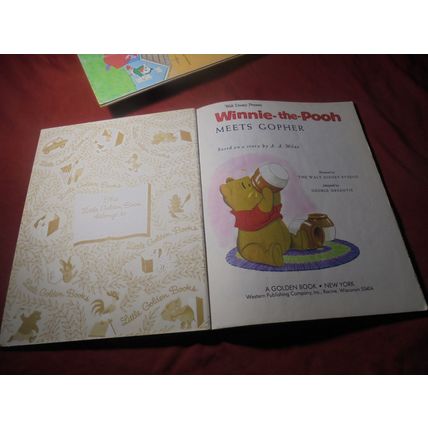WINNIE The POOH & DONALD DUCK Little Golden Hardcover Books! 1965 & 1974! $10.00