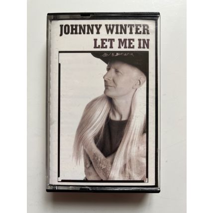 JOHNNY WINTER - LET ME IN (UK AUDIO CASSETTE, 1991)