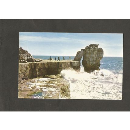 Postcard Dorset Portland Pulpit Rock