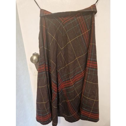 VINTAGE CLOCKHOUSE AT C&A LADIES CHECK SKIRT