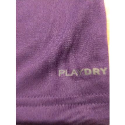 Reebok Playdry Men's Large Petunia Short Sleeve Vector Tee Athletic Sport NWT