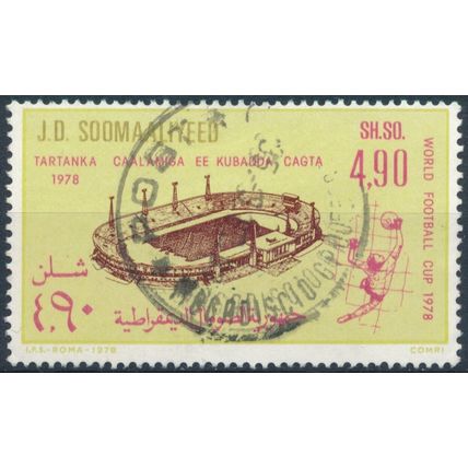 Football World Cup, Argentina: 4.90sh - Somalia 1978 - F H - MiNr 264