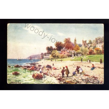 iw211 - Isle of Wight - The Green, Cowes - Artist H.B. Wimbush - Tuck's postcard