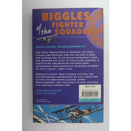 BIGGLES of the FIGHTER SQUADRON - 2003 CPT.JOHNS . PAPERBACK . RED FOX EDITION