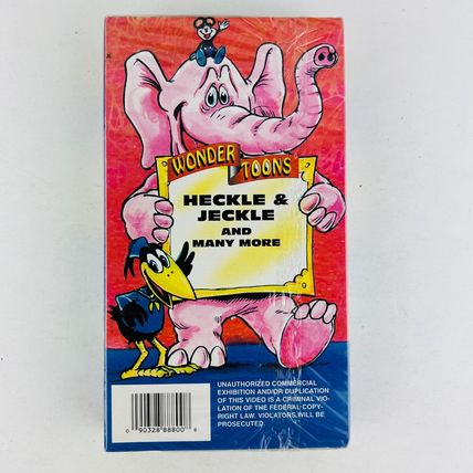 Wonder Toons - Heckle & Jeckle Cartoons VHS Video Tape New Factory Sealed