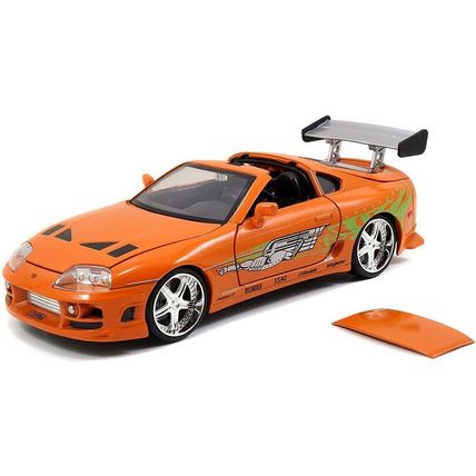 1995 TOYOTA SUPRA , FAST AND FURIOUS, ORANGE - JADA JAD97168 1/24