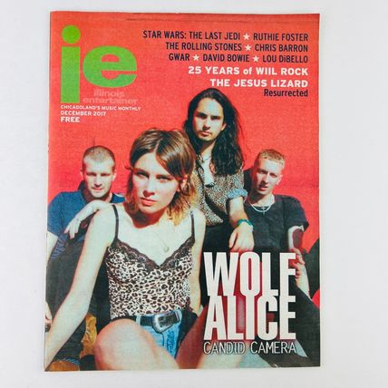 Illinois Entertainer September 2017 Wolf Alice Candid Camera Cover plus Local IE