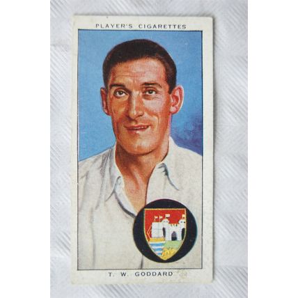 1938 Players Cricketers No. 10 T. W. Goddard, Glamorganshire & England