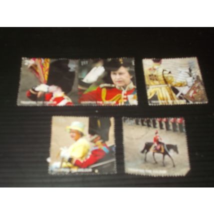 2005 5 TROOPING THE COLOUR STAMPS USED