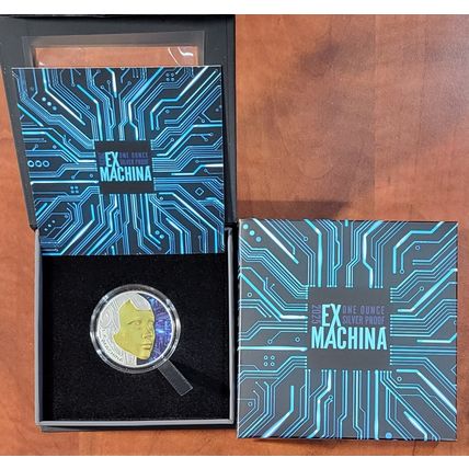1 Oz Silver Collectible EX MACHINA AI Artificial Intelligence Buyers Choice