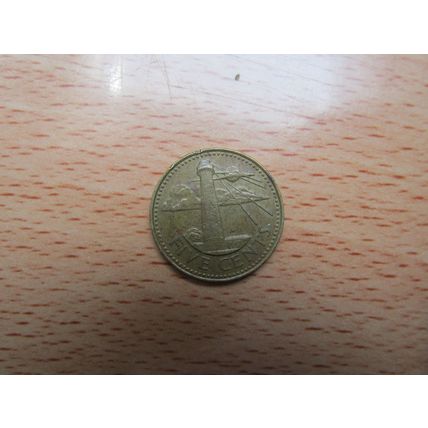 Barbados 2002 5 Cents Coin