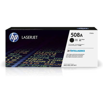 HP 508A Black Toner Cartridge | Works with HP Color Laserjet Enterprise M552, M5