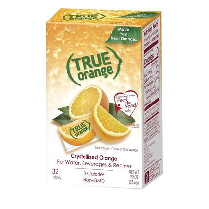True Lemon, Lime, Orange & Grapefruit 32Ct Boxes Sampler Pack (4 Packs)