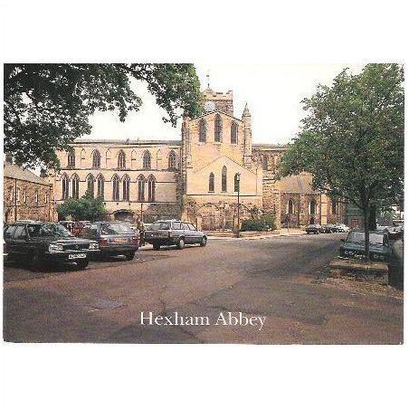 Hexham Abbey, Northumberland - Dennis postcard c.1980s