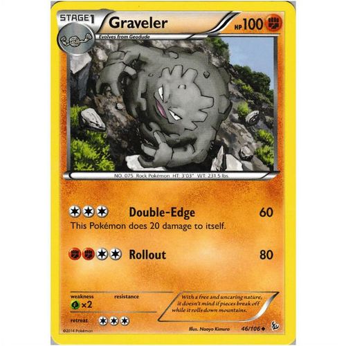 Pokemon XY Flashfire - #46/106 - Graveler