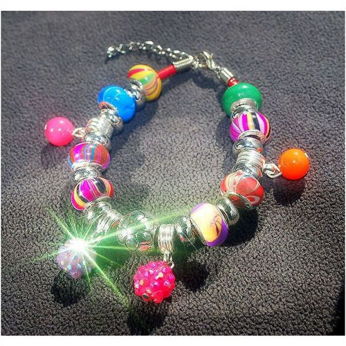 Fully Loaded Bracelet Disco Ball Charm European Bead Jewellery 1975