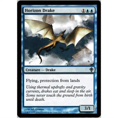 Magic the Gathering - Worldwake - #30/145 - Horizon Drake