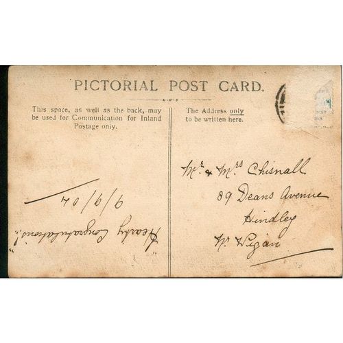 Antique Pictorial Post Card No.289, Whitworth Park, Manchester, Lancashire 1904