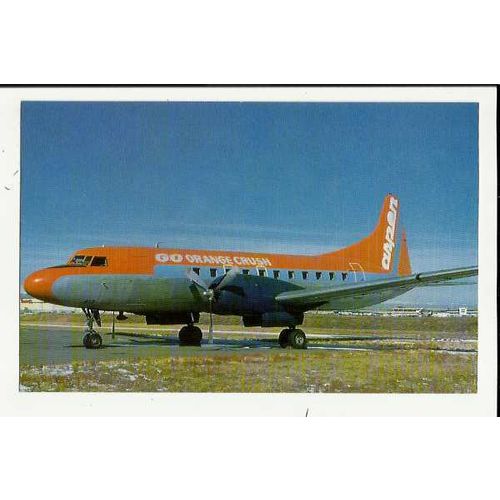 Aviation ASPEN AIRWAYS CONVAIR CV-440 Postcard by Mary Jayne (MJ483)