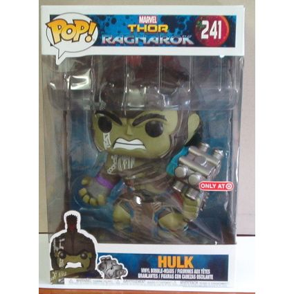 FUNKO / POP ' EXCLUSIVE ' HULK ' THOR RAGNAROK 10 inch