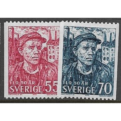 1969 Michel 632A/633A - MH (*)