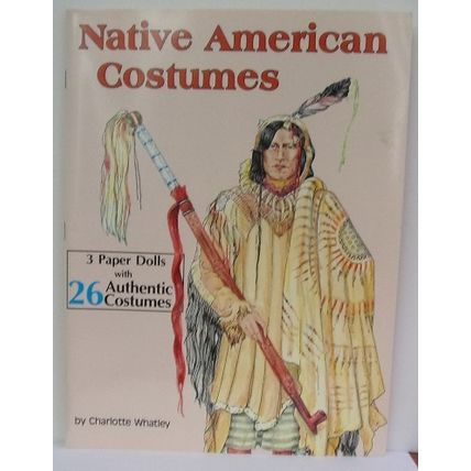 AMERICANS AMERICAN COSTUMES paper dolls book . Charlotte Whatley (1999)