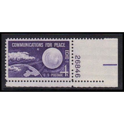 1173 4c ECHO 1 Fine MNH P#S LR 26846 ZA2988