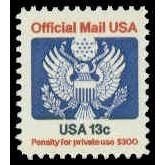 O129 13c Eagle Fine MNH G0578