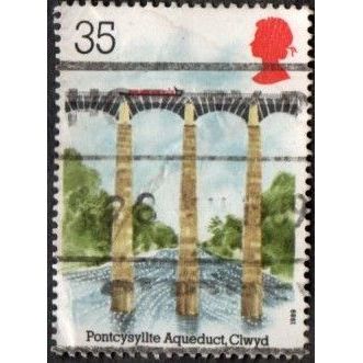 1989 Industrial Archeology, 35p Value, Pontcysyllte Viaduct, Clwyd. Fine used