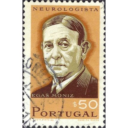 PORTUGAL, Antonio Egas Moniz, brown 1966, 0.50Esc