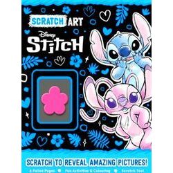 With foiled pages, activities and colouring: Disney Stitch: Scratch Art
