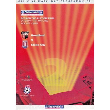 BRENTFORD v STOKE CITY DIVISION TWO PLAY-OFF FINAL 2002