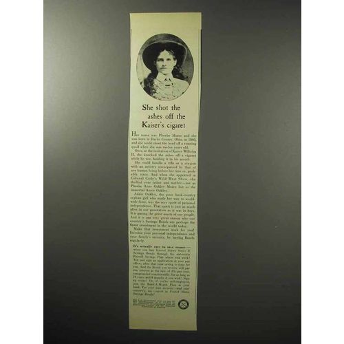 1955 U.S. Savings Bonds Ad - Phoebe Mozee