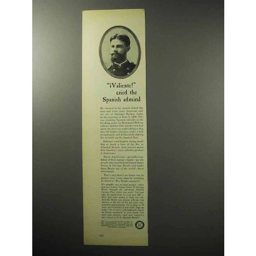 1955 U.S. Savings Bonds Ad - Richmond Hobson