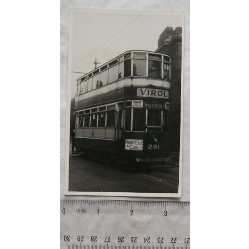 Photo Newcastle on Tyne Tram no. 291
